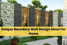 Unique Boundary Wall Design